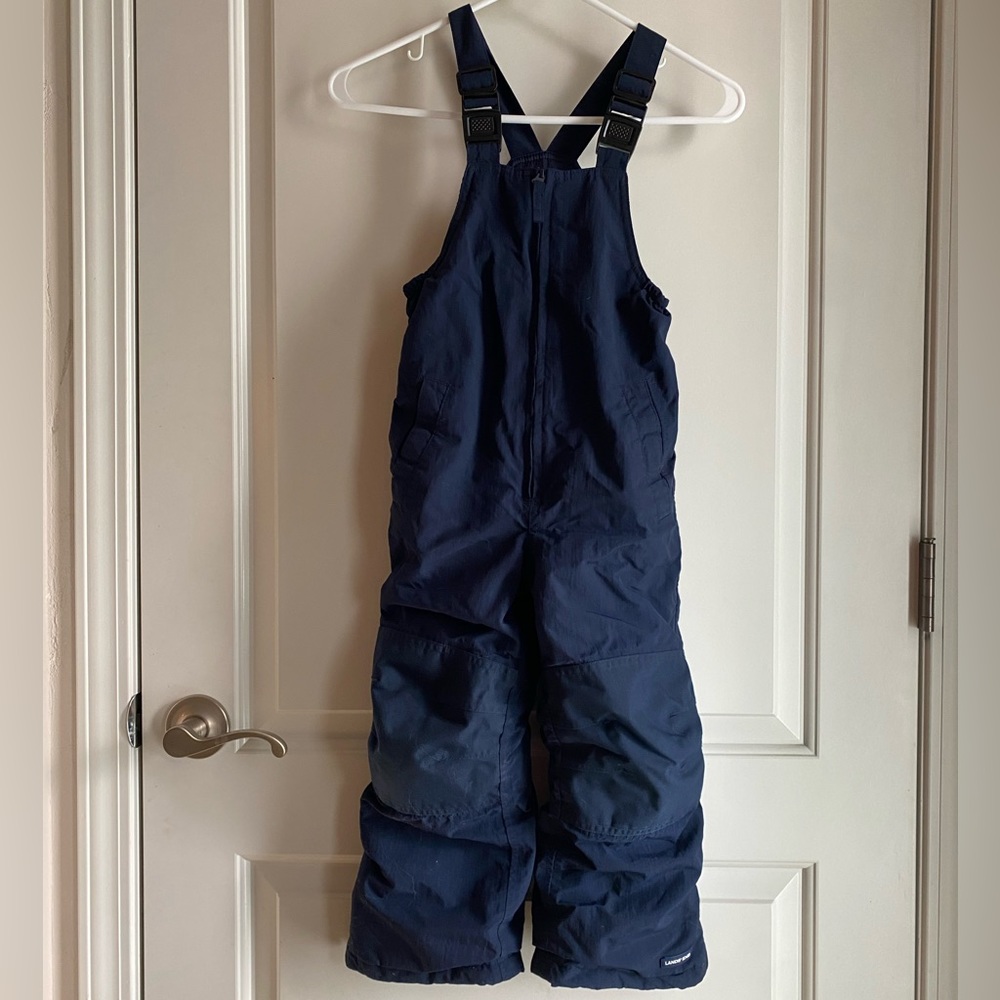 Lands End Boys Snow Bibs
